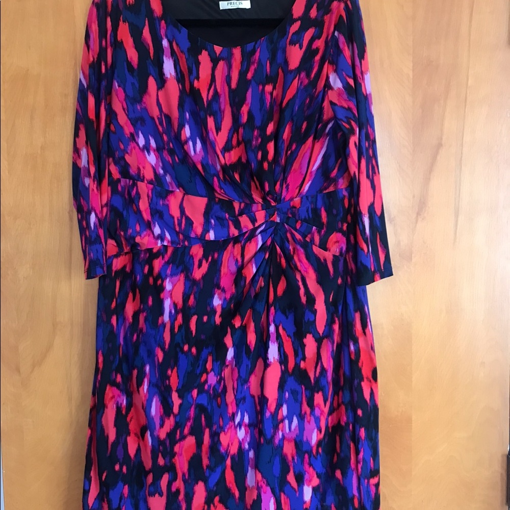 Précis Multicolour Dress - Size 16 - Fully lined